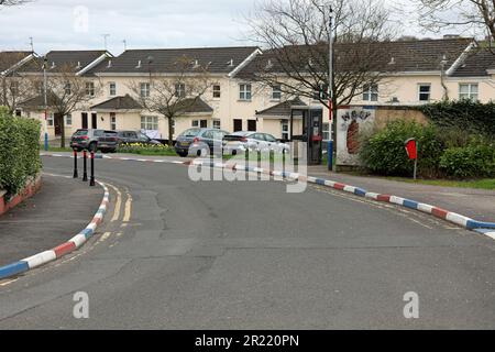 Area protestante di Derry sulla Cisgiordania Foto Stock