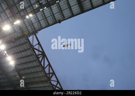 Milano, Italia. 16th maggio, 2023. Durante la semifinale della UEFA Champions League di seconda tappa, incontro di calcio tra Inter FC e AC Milan il 16 maggio 2023 allo stadio Giuseppe Meazza di San Siro - Milano Italia. Photo Nderim Kaceli Credit: Independent Photo Agency/Alamy Live News Foto Stock