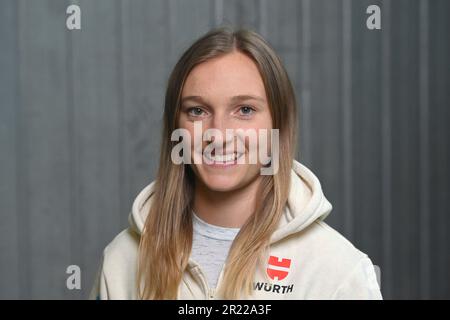 Karlsfeld, Germania. 16th maggio, 2023. Vanessa VOIGT (GER), biathlon, immagine singola, motivo singolo tagliato, ritratto, verticale, verticale. ? Credit: dpa/Alamy Live News Foto Stock