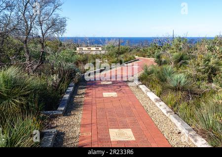 Passeggiata commemorativa dell'Australia al North Head Sanctuary di Manly, Sydney Foto Stock
