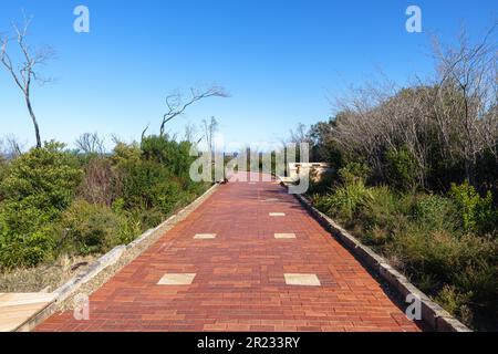 Passeggiata commemorativa dell'Australia al North Head Sanctuary di Manly, Sydney Foto Stock