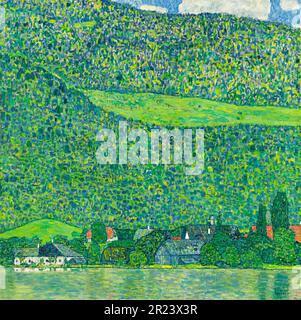 Gustav Klimt, Litzlberg am Attersee, pittura paesaggistica 1914-1915 Foto Stock