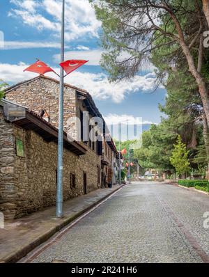 Vita quotidiana a Birgi, una piccola cittadina situata nel distretto di Odemiş, nella provincia di Izmir, in Turchia Foto Stock