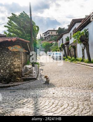 Birgi, Odemis, Izmir, Turchia - Aprile 27 2023: Vita quotidiana a Birgi, una piccola cittadina situata nel distretto di Odemiş nella provincia di Izmir in Turchia Foto Stock