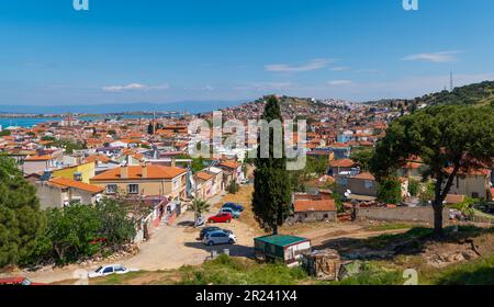 Vista panoramica di Ayvalik, Balikesir, Turchia Foto Stock