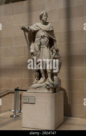 Parigi, Francia - 05 13 2023: Museo del Louvre. Hannibal di Sebastien Slodtz Foto Stock