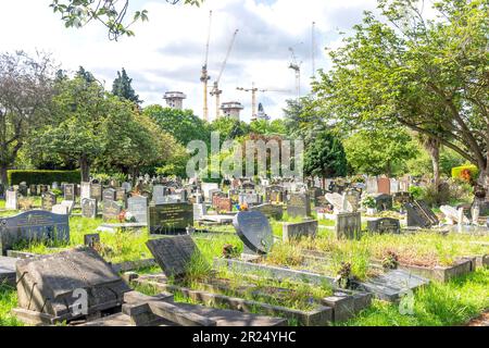 Gunnersbury Cemetery, Gunnersbury, The Royal Borough of Kensington & Chelsea, Greater London, England, United Kingdom Foto Stock