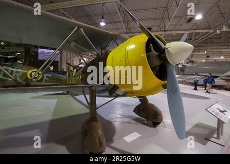 Fiat CR42 Falco Foto Stock