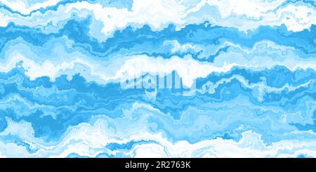 Senza cuciture color pastello azzurro cielo estetico agate marmo gemstone strato di fondo texture. Stravagante astratto affascinante tema nautico sfondo. Calmante Foto Stock