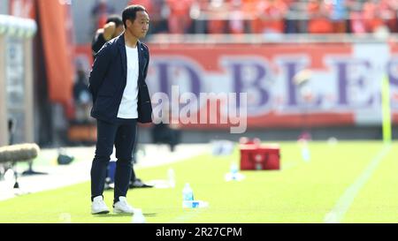 Saitama, Giappone. 3rd maggio, 2023. FC Machida Zelvia allenatore di testa Go Kuroda durante la partita di Lega 2023 J2 tra Omiya Ardija 0-1 FC Machida Zelvia al NACK5 Stadio Omiya a Saitama, Giappone, 3 maggio 2023. Credit: Kenzaburo Matsuoka/AFLO/Alamy Live News Foto Stock