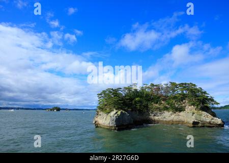 Matsushima - uno dei tre punti più panoramici del Giappone Foto Stock