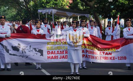 Partecipazione indonesiana Garuda Pancasila (cinque principi indonesiani) Foto Stock