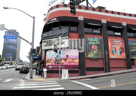 Los Angeles, Stati Uniti. 17th maggio, 2023. Il padiglione del concerto per il 50th° anniversario della FANNY al famoso locale notturno Whisky A Go-Go sulla Sunset Strip di West Hollywood, California, mercoledì 17 maggio 2023. (Foto di Sthanlee B. Mirador/Sipa USA) Credit: Sipa USA/Alamy Live News Foto Stock