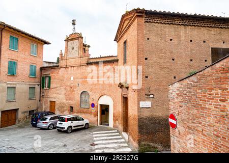 Siena, Italia - Apr 7, 2022: Convento di San Girolamo delle Abbandonate Stato a Siena, Toscana, Italia. Foto Stock