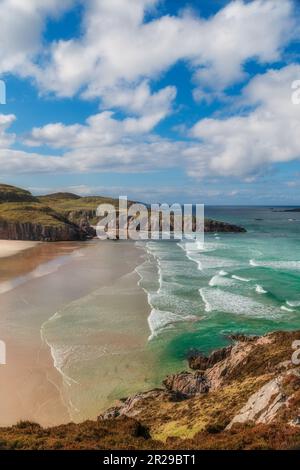 Ceannabeinne Bay a Rispond vicino Durness in Sutherland Foto Stock