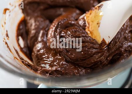 Biscotto di Natale-cutter menta piperita fudge Foto Stock