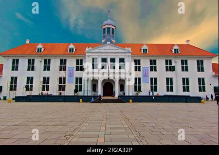 18 maggio 2023 jakarta indonesia, il Museo di Storia di Giacarta o il Museo Batavia, situato nella zona della Città Vecchia di Giacarta, Indonesia. Foto Stock