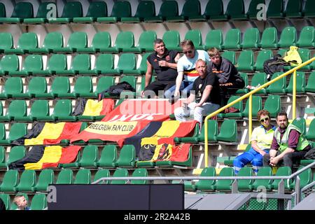 L'AIA - Paesi Bassi, 18/05/2023, sostenitori durante la finale della Toto KNVB Cup per le donne tra FC Twente e PSV allo stadio ADO Den Haag il 18 maggio 2023 a l'Aia, Paesi Bassi. ANP GERRIT VAN COLOGNE Foto Stock