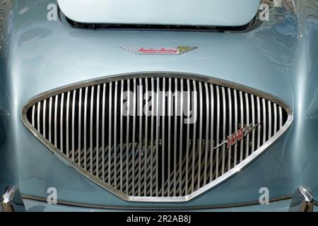 Oldtimer Austin-Healey, Classic Days a Berlino, 2023 maggio, Germania Foto Stock