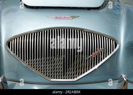 Oldtimer Austin-Healey, Classic Days a Berlino, 2023 maggio, Germania Foto Stock