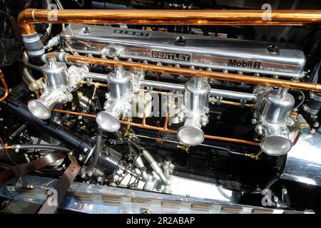 Motor of Bentley, Classic Days 2023, Berlino, Germania Foto Stock