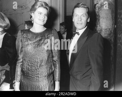 Roma, Italia. 19th maggio, 2023. ** TARIFFA SPECIALE ** MARIEL HEMINGWAY CON HELMUT BERGER Editorial uso solo credito: Independent Photo Agency/Alamy Live News Foto Stock