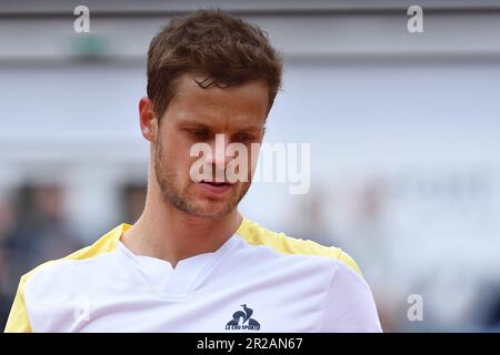 18th maggio 2023; Foro Italico, Roma, Italia: ATP 1000 Masters Roma, Day 11; Yannick Hanfmann durante l'hismatch contro Daniil Medvedev Foto Stock