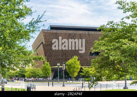 WASHINGTON DC, MAGGIO 10: Vista dello Smithsonian National Museum of African American History and Culture NMAAHC Foto Stock