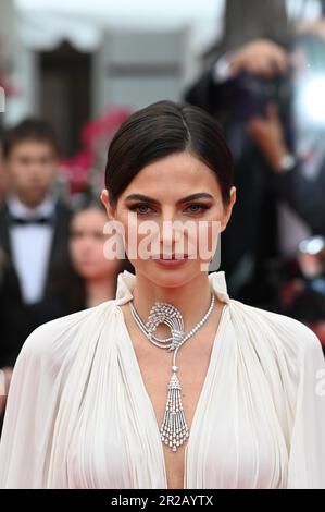 76th Cannes Film Festival 2023, Red Carpet Film " Indiana Jones e il Dial of Destiny " nella foto: Kelly Piquet Foto Stock