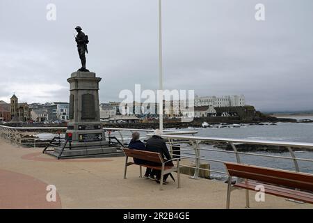 Porto turistico di Portstewart in Irlanda del Nord Foto Stock