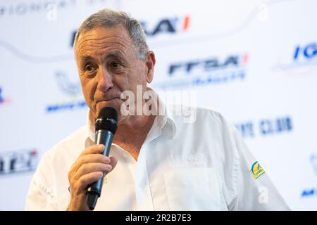 Juan Les pains, Francia. 18th maggio, 2023. GIRAUD Gilbert, ritratto durante il Rallye Antibes Côte d'Azur 2023, 3rd° round del Championnat de France des Rallyes 2023, dal 19 al 20 maggio a Juan-Les-Pains, Francia - Foto Bastien Roux/DPPI Credit: DPPI Media/Alamy Live News Foto Stock