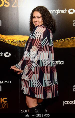 Sydney, Australia, 28 aprile 2021. Odette arriva all'APRA Music Awards 2021 il 28 aprile 2021 presso l'International Convention Center di Sydney, Australia. Credit: Amy Halpin/Speed Media/Alamy Live News Foto Stock