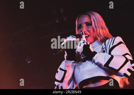 Roma, Italia. 18th maggio, 2023. Orion Club, Roma, Italia, 18 maggio 2023, Baby K durante Baby K - Donna sulla Luna - cantante italiana Concerto musicale Credit: Live Media Publishing Group/Alamy Live News Foto Stock