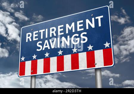 Risparmio previdenziale Foto Stock