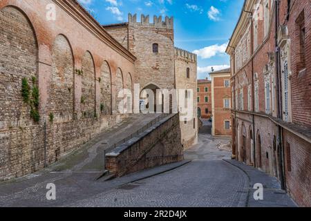 Fabriano, città italiana del Rinascimento Foto Stock