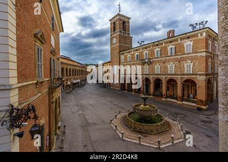 Fabriano, città italiana del Rinascimento Foto Stock