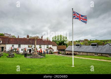 East Dean, 12th 2023 maggio: Il verde villaggio Foto Stock