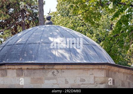 Cupola in alluminio Tomba Ottomana Damat Ali Pasha Turbeh Kalemegdan Foto Stock