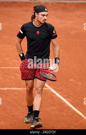 Torino, Italia. 18th maggio, 2023. Italia, Torino 18/05/23 Circolo della Stampa Sporting ATP Challenger 175 quarti di finale Piemonte Open intesa Sanpaolo Andrea Collarini (Arg) (Foto di Tonello Abozzi/Pacific Press) Credit: Pacific Press Media Production Corp./Alamy Live News Foto Stock