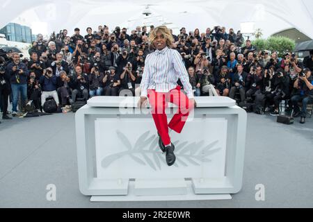 Cannes, Francia. 19th maggio, 2023. Assuan Reid partecipa al New Boy Photocall nel 76th al Festival del Cinema di Cannes, in Francia, il 19 maggio 2023. Foto di Aurore Marechal/ABACAPRESS.COM Credit: Abaca Press/Alamy Live News Foto Stock