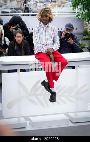 Cannes, Francia. 19th maggio, 2023. Assuan Reid partecipa alla fotocall ''The New Boy'' al 76th° festival annuale del cinema di Cannes al Palais des Festivals il 19 maggio 2023 a Cannes, Francia. (Foto di Daniele CIfala/NurPhoto) Credit: NurPhoto SRL/Alamy Live News Foto Stock