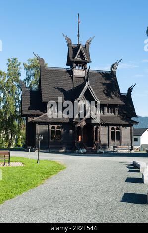 The Norway Building, Orkanger, contea di Trøndelag, Norvegia. Foto Stock
