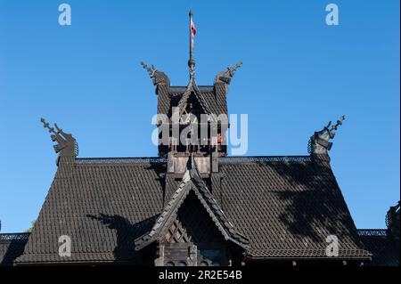 The Norway Building, Orkanger, contea di Trøndelag, Norvegia. Foto Stock