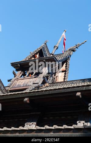 The Norway Building, Orkanger, contea di Trøndelag, Norvegia. Foto Stock