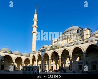 Istanbul Turchia. Moschea di Süleymaniye Foto Stock
