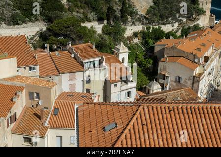 Bonifacio, Corse-du-Sud, Corsica, Francia Foto Stock