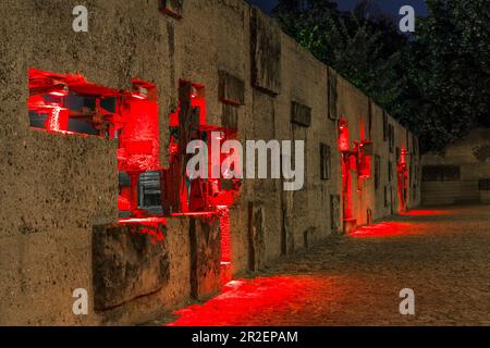 Prigione di Pawiak, luogo di commemorazione, museo su un luogo di prigione di Gestapo della seconda Guerra Mondiale usato per interrogatori ed esecuzioni, Varsavia, regione di Mazovia, Polonia, Europa Foto Stock