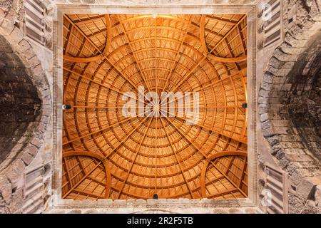 Il tetto del Palazzo Umayyyad ad Amman, Giordania Foto Stock