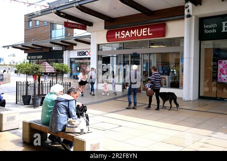 centro commerciale westwood cross, kent est, regno unito, maggio 2023 Foto Stock