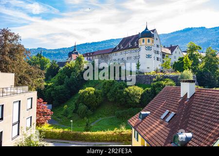 Alta città di Bregenz, Austria Foto Stock